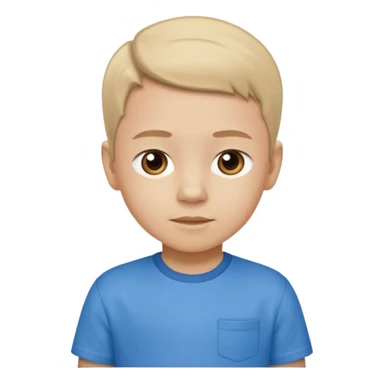 Child 8 year old standing  sticker