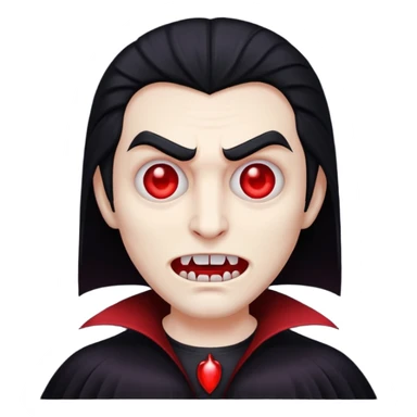 A Vampire & Evil emoji sticker