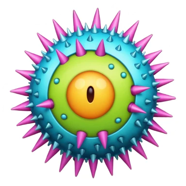  virus with many part sticker