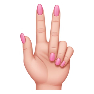 Pink middle finger  sticker