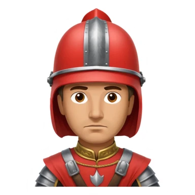 The head of a Spanish conquistador sticker