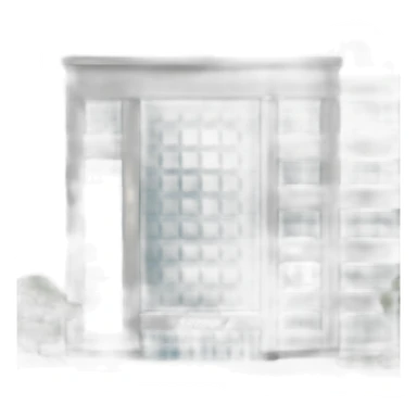 blue hospital with name kennedy sticker