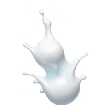 White drops splashing to the right sticker