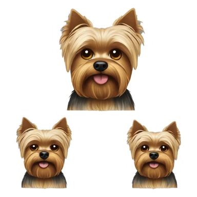 Angry yorkie  sticker