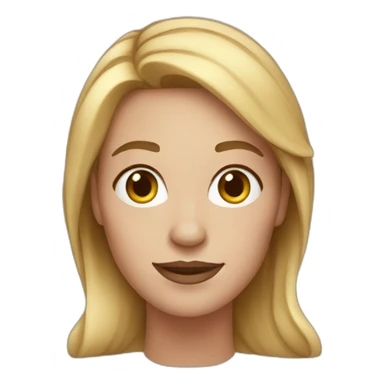 auburn white 35 year old woman sticker