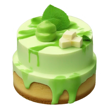 Matcha cheesecake  sticker