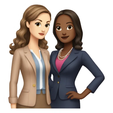 Serena Vander Woodson and Blair Waldorf sticker