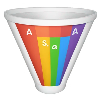 funnel chart for sales sticker