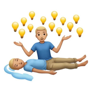 pessoa flutuando no ar sticker