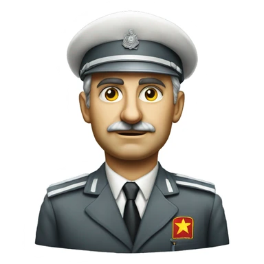 soviet engineer diplomat full scale photoealistic serious sticker