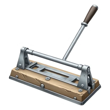 silver colored trap-irons; falltrap sticker