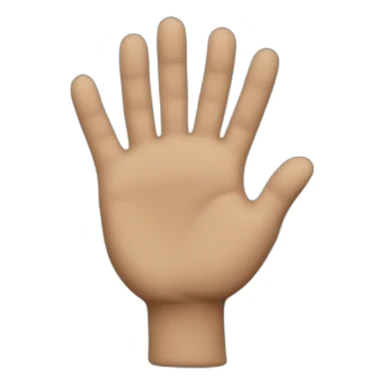 hey you hand sticker