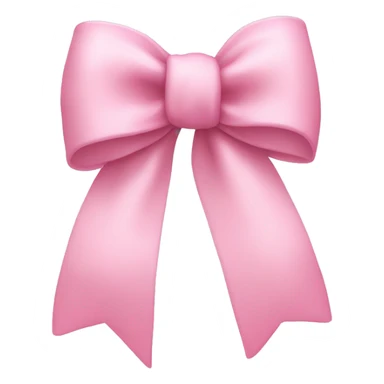 Light pink bow sticker