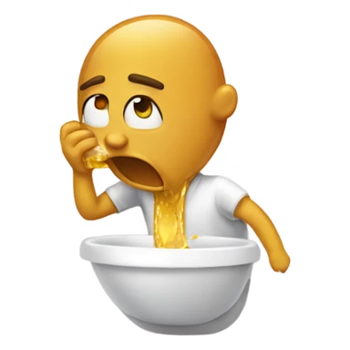 Vomiting honey  sticker