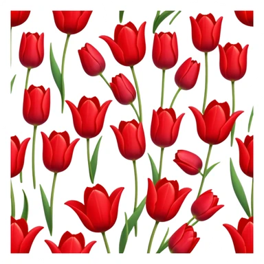Beautiful tulip flowers  sticker
