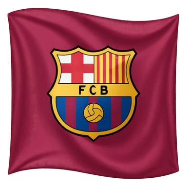 Create FC Barcelona flag emoji sticker