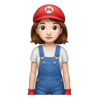 Mario as a girl sticker