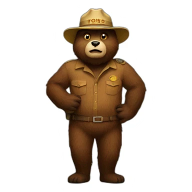 smokey bear sticker