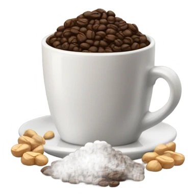 coffee cup with peanuts sticker