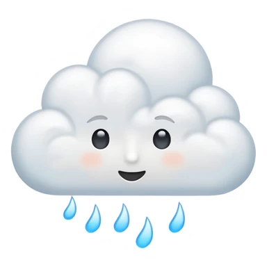 thought cloud sticker