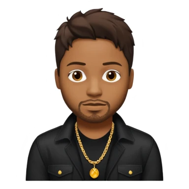 D'Angelo, R&B Singer (1974-2025) with dark brown hair sticker