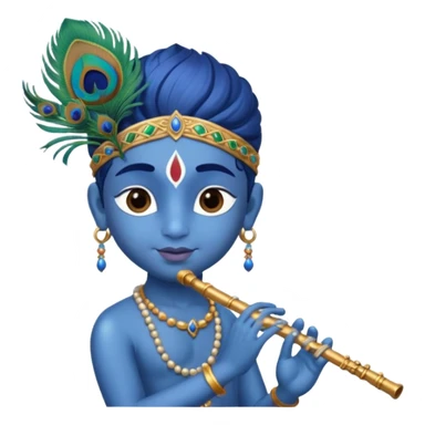 Lord little Krishna sticker