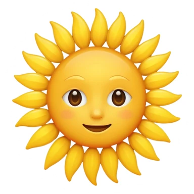 sun emoji sticker