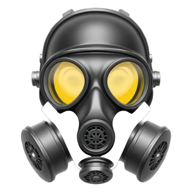 Gas mask sticker
