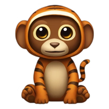 cheburashka tiger sticker
