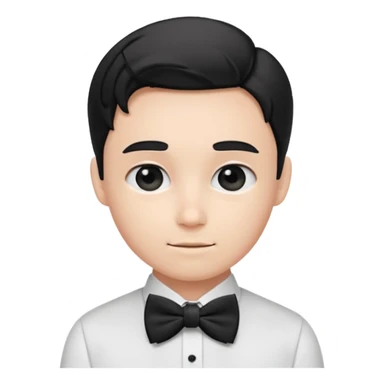  پاپیون سیاه کیوت sticker