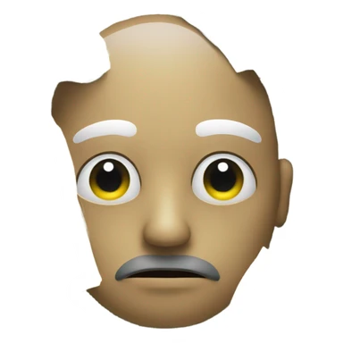 Sad with money coming from eyes sticker