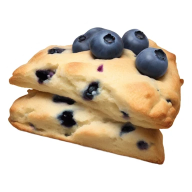 Blueberry scone sticker