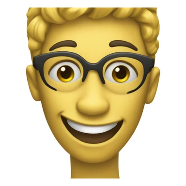 Yellow skin person saying hi sticker