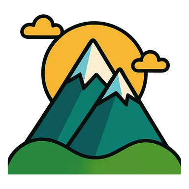 little alchemy style icon
subject: mountain
border: medium-black sticker