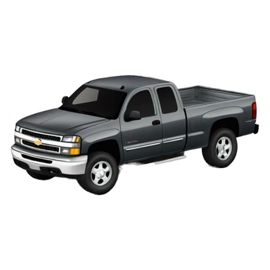 2001 chevy silverado duramax dark grey extended cab  sticker