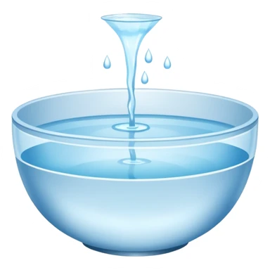 A bowl of water they can use to take their baths sticker