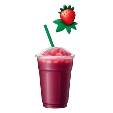strawberry açaí lemonade from starbucks  sticker