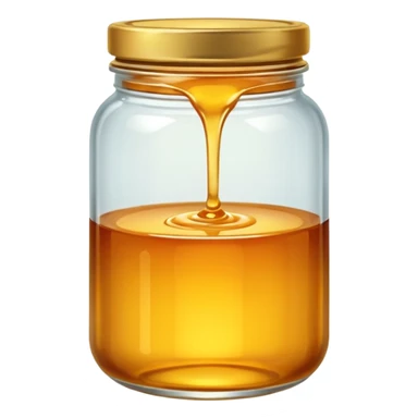 honey in a jar sticker