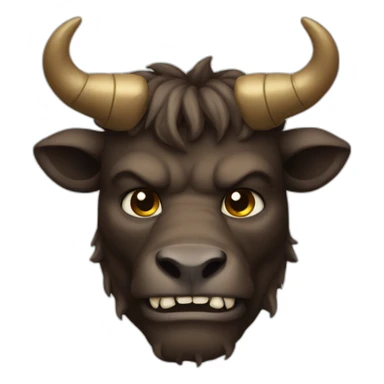 a minotaur sticker