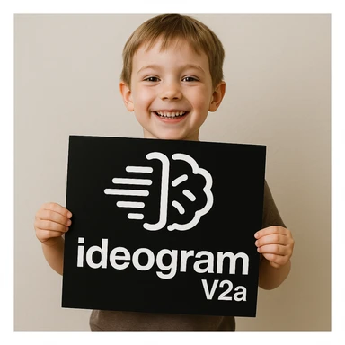 make drawing of a child holding a poster of this image sticker