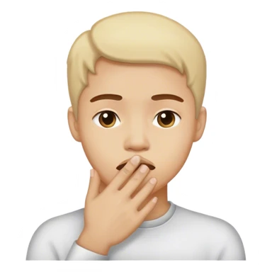 Face with Hand Over Mouth  sticker