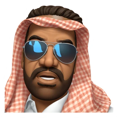 cool guy in shades sticker