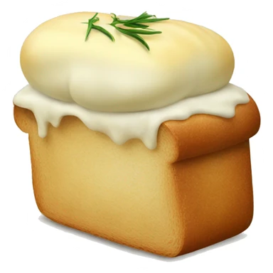 Bread with garlic butter  sticker