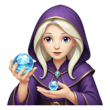 Old sorceress – Bent back, crystal ball





 sticker