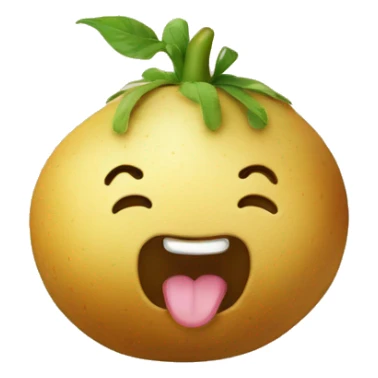 Une patate Licorne sticker