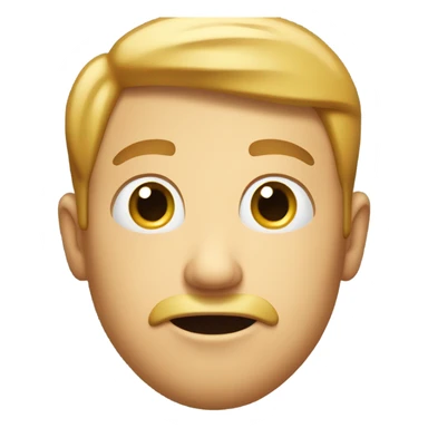 mouth full of water white man sticker