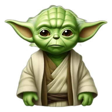 Yoda qui boit de l'acool sticker