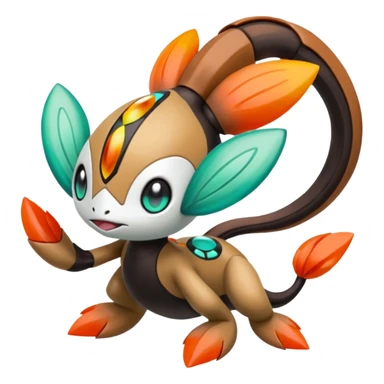 Meloetta-Vibrava-Trapinch-Sigilyph-Pokémon-Fakémon-hybrid-fusion-creature sticker