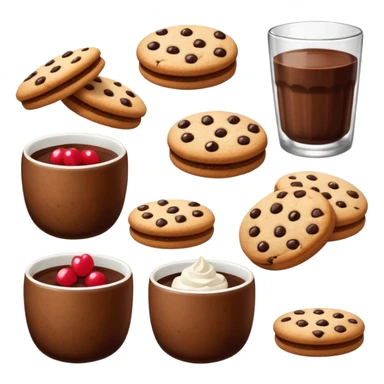 TASSE COMESTIBLES SOUS FORME DE COOKIES sticker
