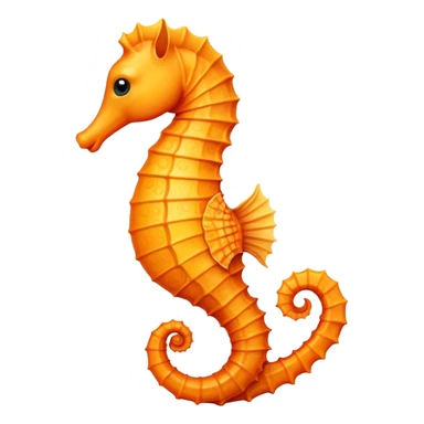 A seahorse sticker